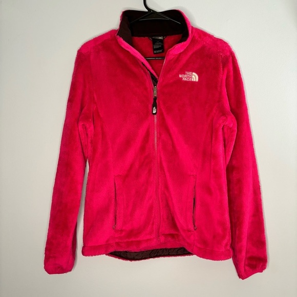 The North Face Osito Silken Fleece Full Zip Jacket Magenta Raspberry Size Small - Picture 1 of 7